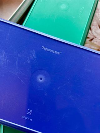 Contenitori Tupperware rettangolari due profondità