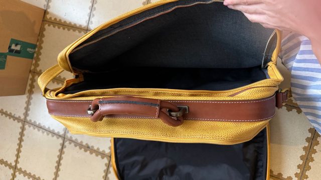 Mala de Cabine Vintage Amarela