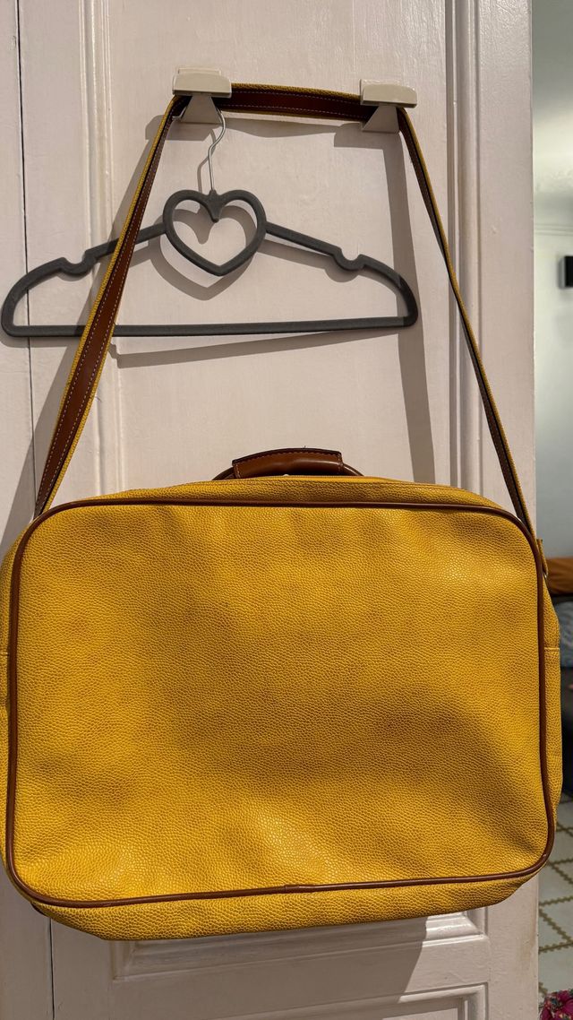 Mala de Cabine Vintage Amarela