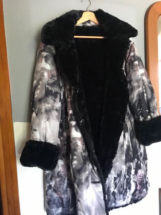 Pelliccia ecologica douplefax molto bella