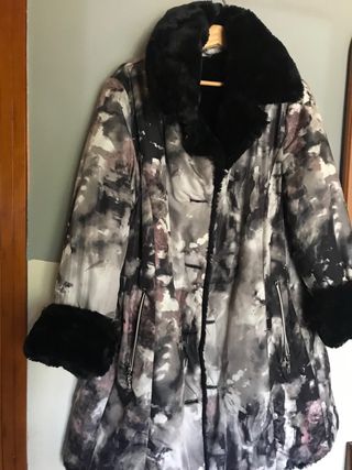 Pelliccia ecologica douplefax molto bella