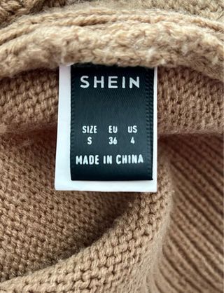 Chaleco marrón de punto