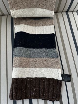 Bufanda de lana hombre unisex 