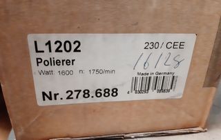Pulidora flex L 1202 1600w
