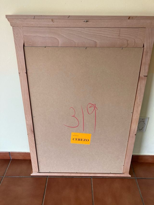 Espejo madera de cerezo