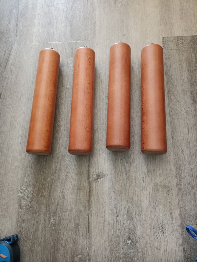 Patas de somier de madera