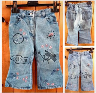 Jeans neonata tg 9 mesi