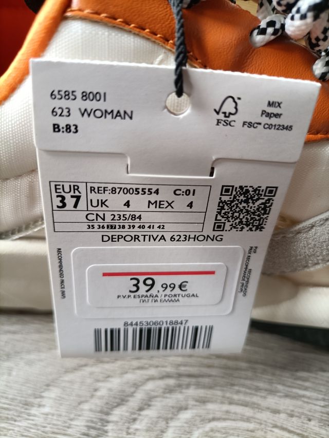 Zapatillas deportivas chica