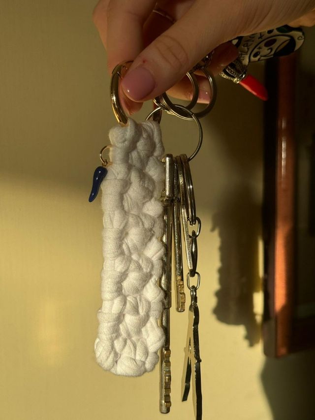 Portachiavi a uncinetto
