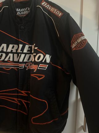Chaqueta racing harley davidson vintage