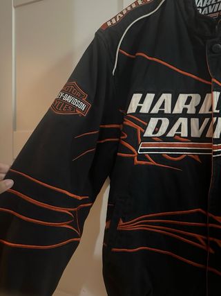 Chaqueta racing harley davidson vintage