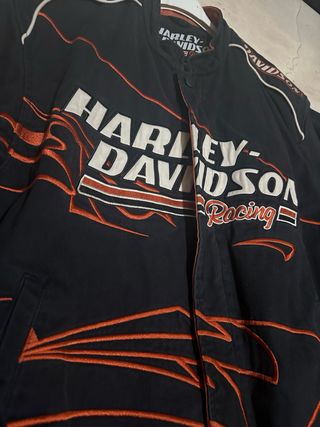 Chaqueta racing harley davidson vintage