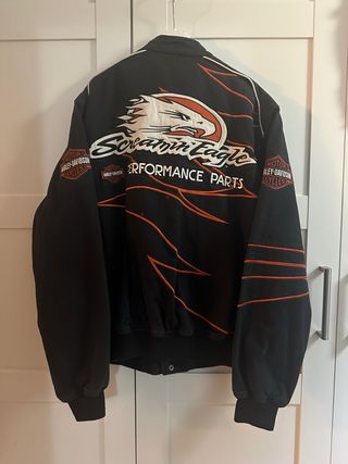 Chaqueta racing harley davidson vintage