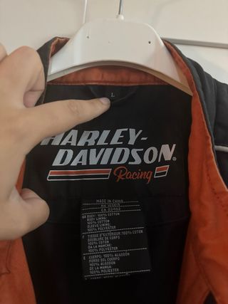 Chaqueta racing harley davidson vintage