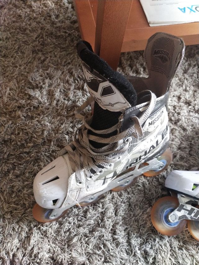 Pattini da hockey Mission Line, ruote regalo