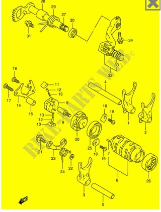Cuscinetto Gabbietta A Rulli Desmodromico RM125