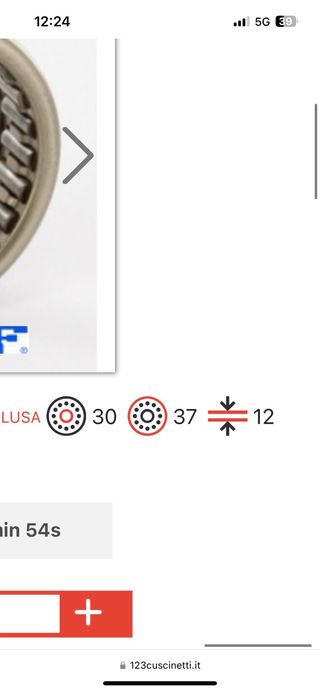 Cuscinetto Gabbietta A Rulli Desmodromico RM125