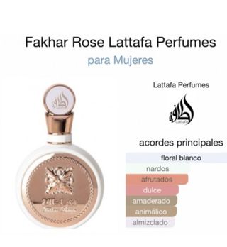 FAKHAR ROSE perfume árabe LATTAFA