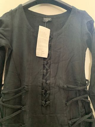 LEONARDO CARBONE - VESTIDO CON CUERDAS MICHELLE XS