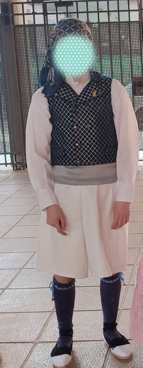 Fallero niño 12 años (sin el pantalón)