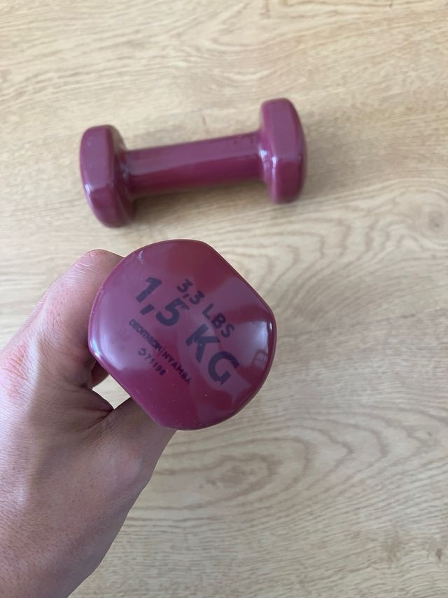 Pesas 1,5 kilos. Perfecto estado