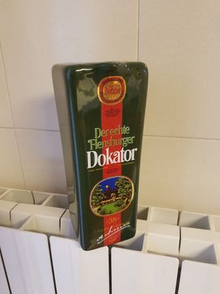 Caraffa Pubblicitaria Dokator amaro d'erbe Vintage