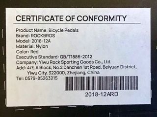 PEDALES ROCKBROS DESCENSO