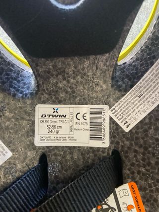 Casco bici infantil.