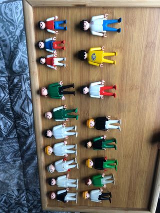 18 Figuras 1974 geobra MANOS SUELTAS PLAYMOBIL