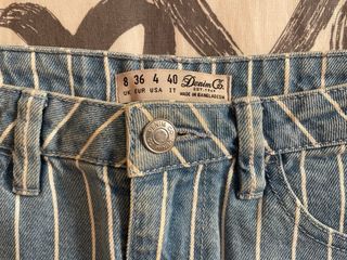 Falda vaquera de rayas