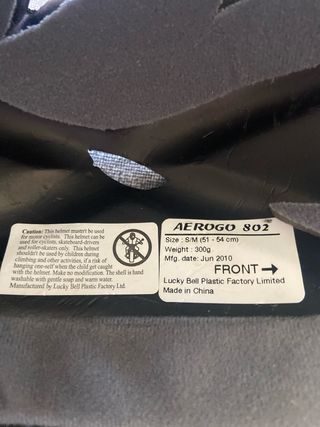 Casco bicicleta de niño