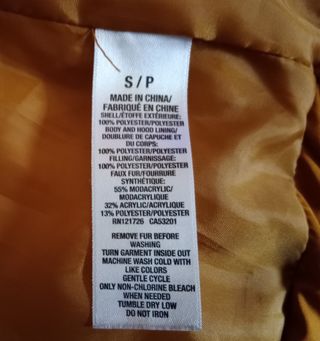 🧡💛 Chaleco acolchado con capucha 💛🧡