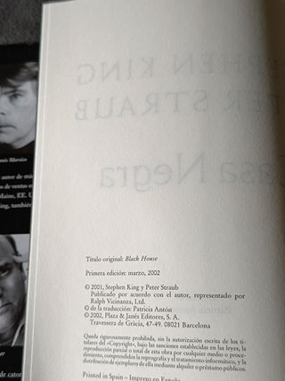 El Talismán y Casa Negra de Stephen King 