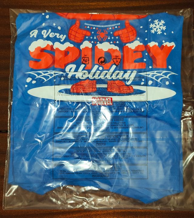 Maglietta Spidey Holiday Marvel Funko (taglia M)