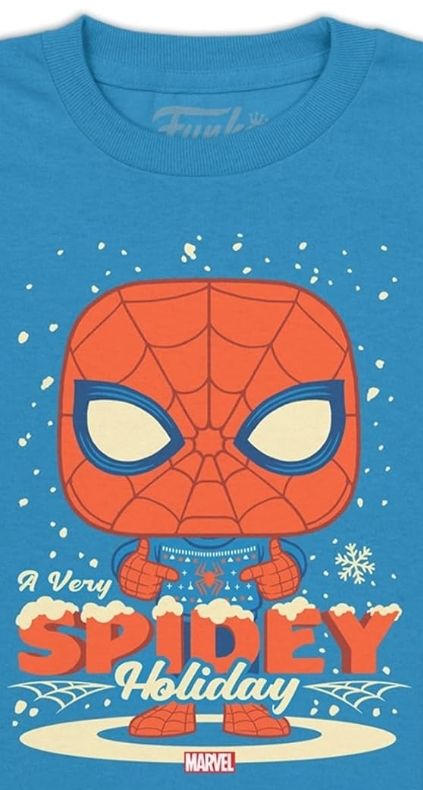 Maglietta Spidey Holiday Marvel Funko (taglia M)