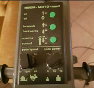 Bicicletta da camera motorizzata pari al nuovo. 
