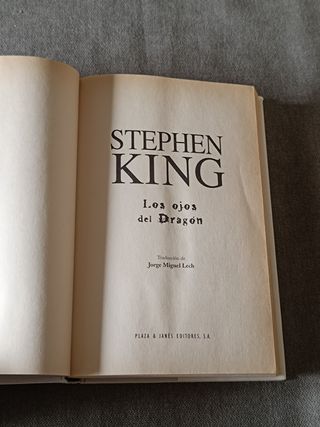 Los ojos del dragón de Stephen King 