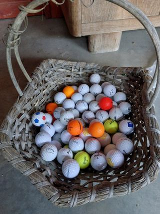 60 palline da golf assortite 