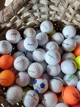 60 palline da golf assortite 