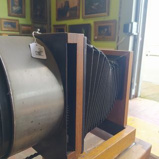 ANTIGÜO PROYECTOR DE PLACAS DE CRISTAL