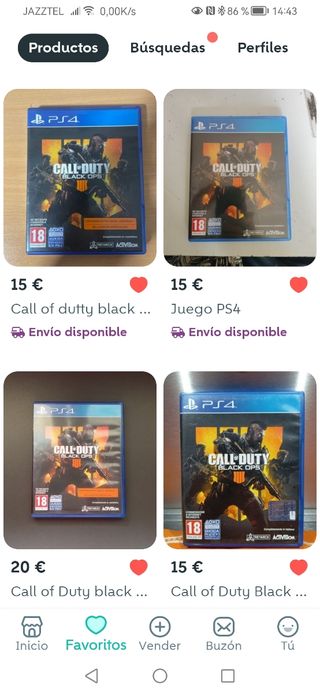 Juego ps4 cod call of duty black ops 3