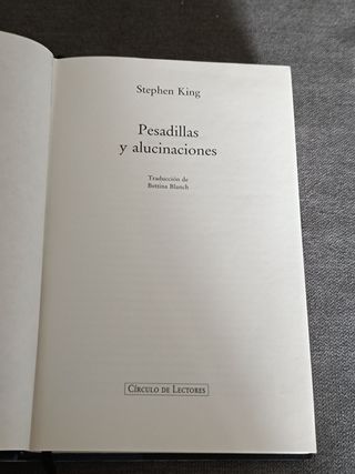 Pesadillas y alucinaciones de Stephen King 