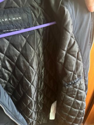 Cazadora Azul marino Zara Man 