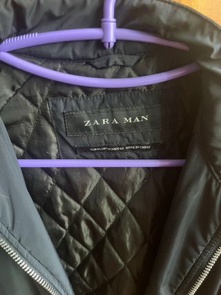Cazadora Azul marino Zara Man 