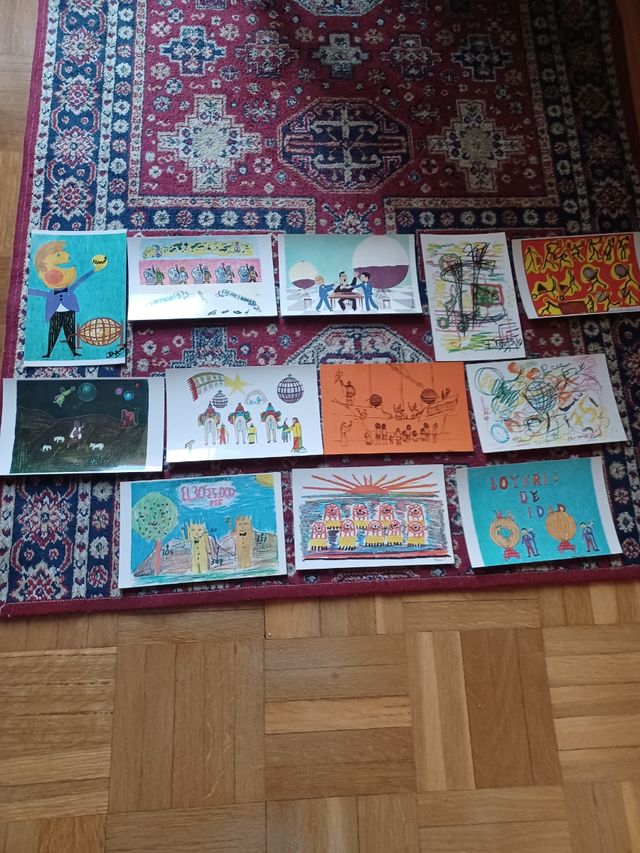 12 postales lotería nacional