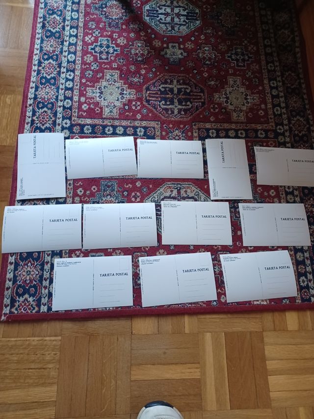 12 postales lotería nacional