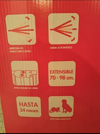 Puerta seguridad bebés