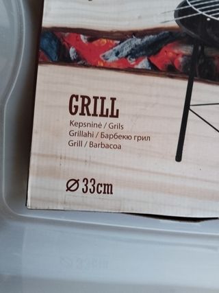 Barbacoa desmontable 33 centímetro