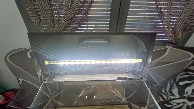 Acuario con luz + Decoración + Calentador