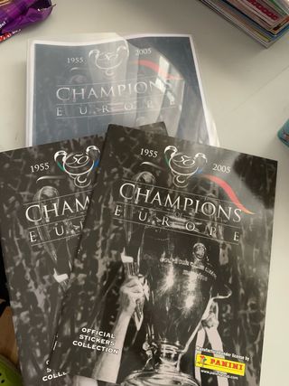 Album champions 1955-2005 cromos sin pegar